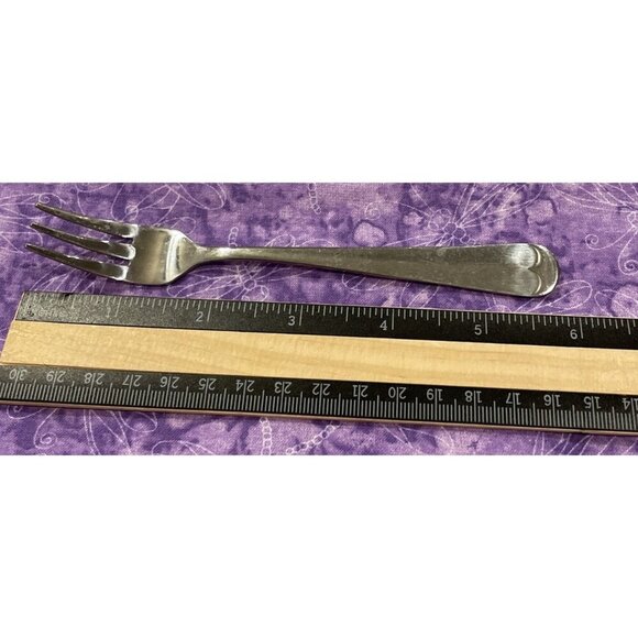 The Main Course MNF3 Cocktail Seafood Forks Korea Stainless Flatware Set of 6 - Picture 4 of 4